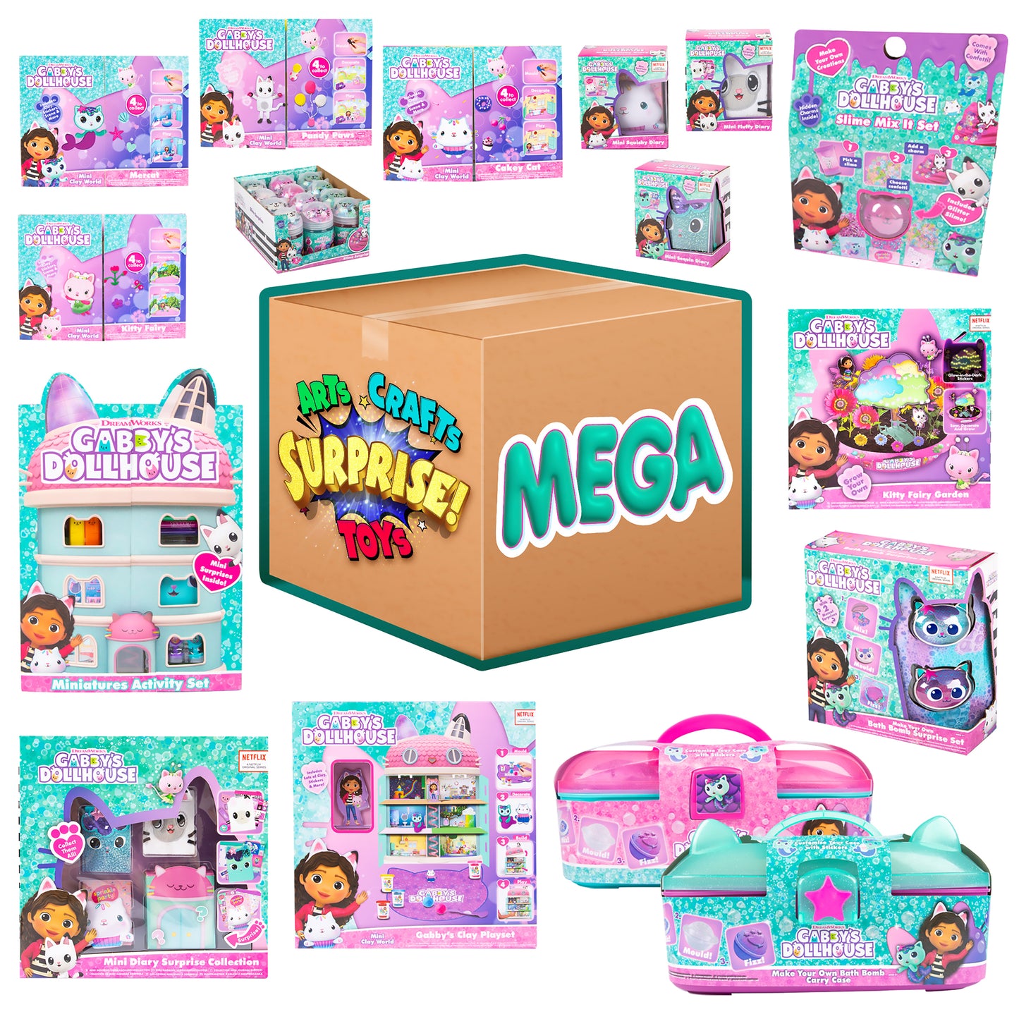 Gabbys Dollhouse Mega Box
