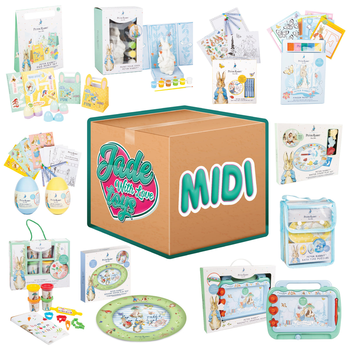 Peter Rabbit Midi Box – Jade With Love Toys
